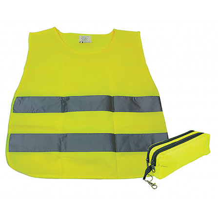 Gilet de sécurité pour enfants, vêtements réfléchissants, gilet de  protection pour enfants, haute visibilité, jaune Fluorescent