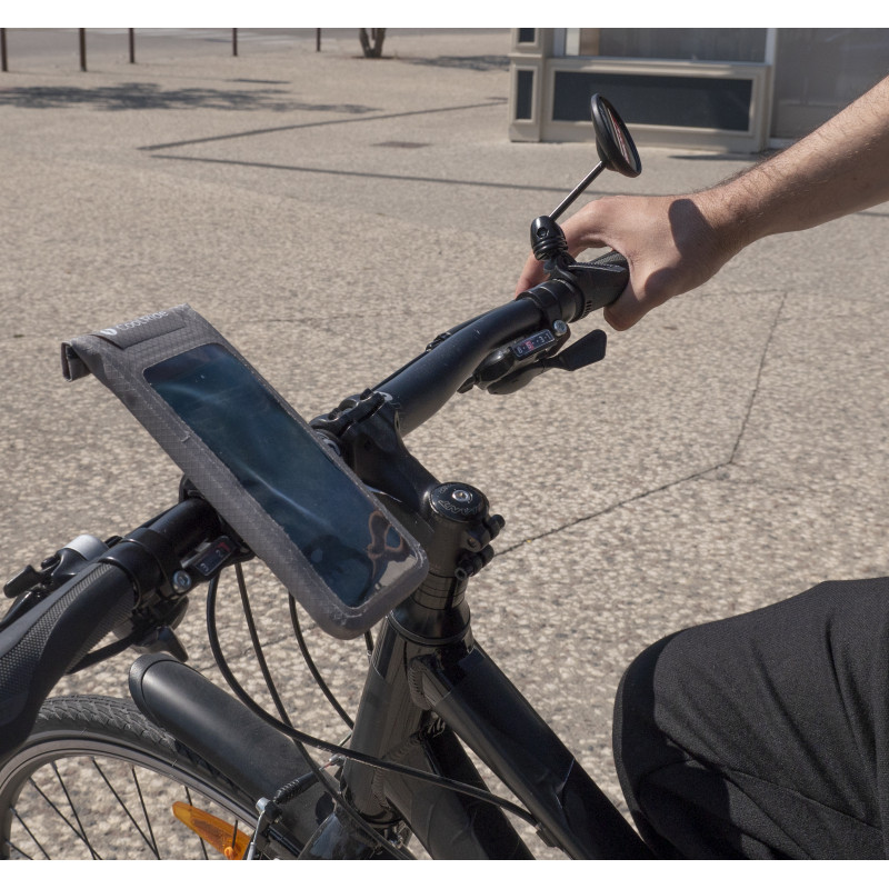 Support téléphone pour vélo: pochette 100% waterproof
