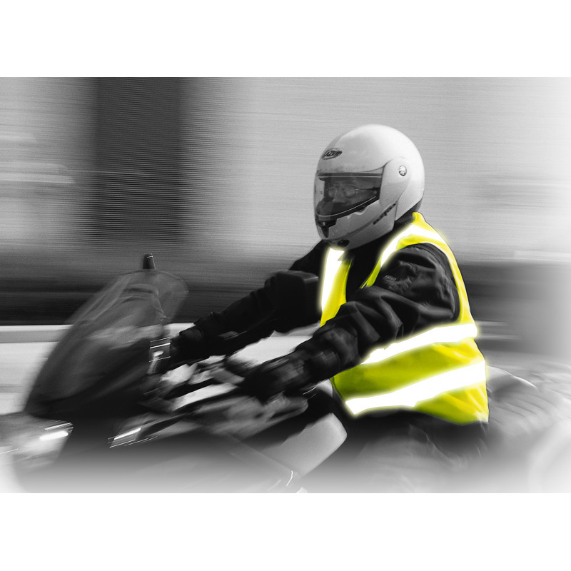 Acheter Gilet de sécurité réfléchissant pour moto, 1 pièce, dispositif de  protection du corps, installations de circulation pour les courses, les  sports de course