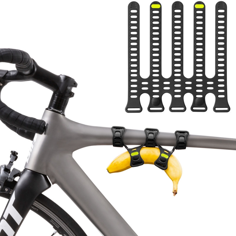 Attache silicone vélo noire - Add-One