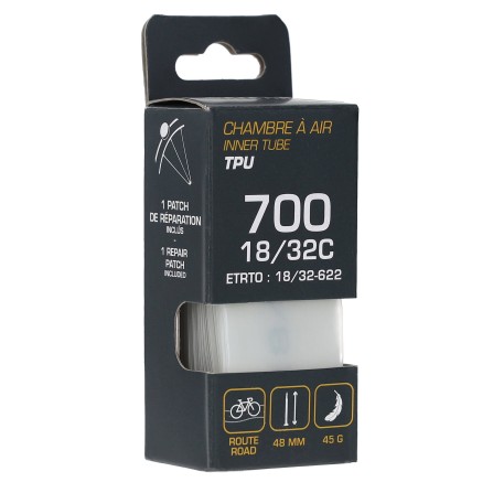 Chambre à air TPU 700 x 18/32C - 18/32-622 PV 48 mm