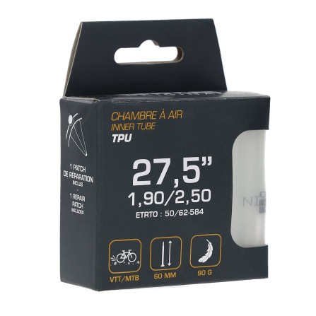 Chambre à air TPU 27.5"x1,90/2,50 - 50/62-584 PV 60 mm