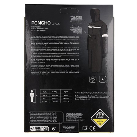 Poncho Waterproof haute visibilité homologué CE