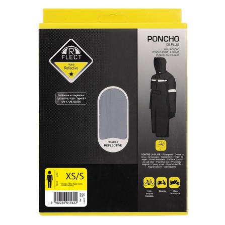 Poncho Waterproof haute visibilité homologué CE