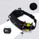 Ceinture hydratation 1 gourde 360ml et portes gels noir