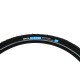Pneu rigides 26x1.75 Blueway anticrevaison 30 TPI bande réflective noir