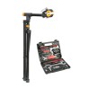 Lot pied de réparation pliable + mallette outils 37 pièces