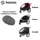 Housse de rangement pour remorque 2 places Hamax
