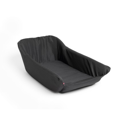 Lit noir pour chien remorque MILOU