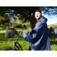 Cape de pluie bleu marine L/XL