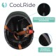 Casque Urbain avec visière avec headlock Kaki L (59-61 cm)