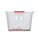 Panier acier XXL blanc avec fixation DMTS