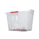 Panier acier XXL blanc avec fixation DMTS