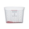 Panier acier XXL blanc avec fixation DMTS