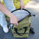 Sacoche arrière roll-top convertible sac à dos M - KAKI