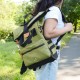 Sacoche arrière roll-top convertible sac à dos M - KAKI