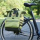 Sacoche arrière roll-top convertible sac à dos M - KAKI