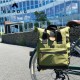 Sacoche arrière roll-top convertible sac à dos M - KAKI