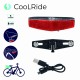 Eclairage arrière porte-bagage USB