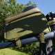 Sacoche de cadre smartphone avec pare-soleil - KAKI