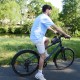 Sacoche de cadre smartphone avec pare-soleil - NOIR