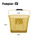 Panier acier XXL jaune avec fixation MTS3