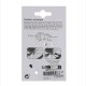 Fixation remorque Diam.  15mm tige Diam.  13.5mm compatible BO & Hamax