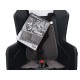 Porte bébé KOOLAH fixation porte-bagage Gris Foncé/Argent