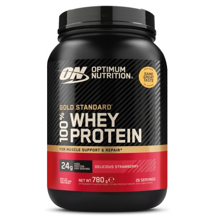 Protéine Gold Standard 100% Whey Fraise 780g OPTIMUM NUTRITION