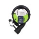 Antivol spiral Diam. 8mm/ 1,5m + support