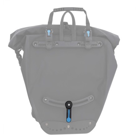 Fixation basse - bleue - avec base ronde