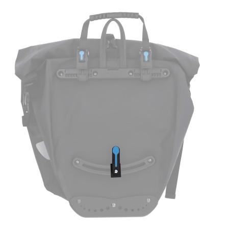 Fixation basse - bleue - avec base rectangulaire
