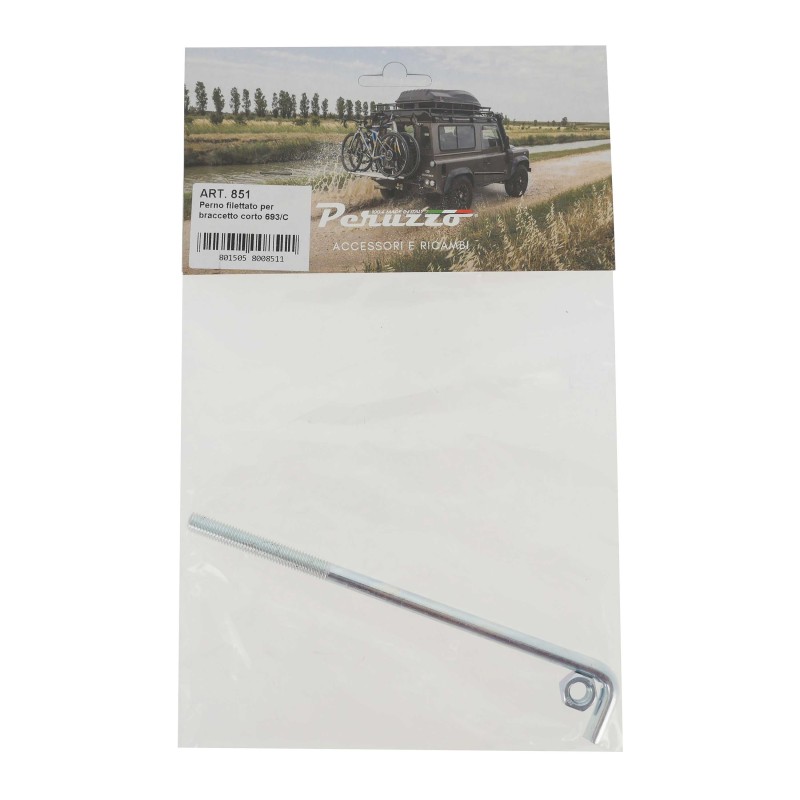 Tige Filetée Métallique Pour Porte-vélos Attelage - Compatible Bras Peruzzo PZ693/C, CA, CP - Installation Facile Et Durable