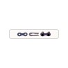 Attache rapide lot de 2 - Classique 1/2" x 1/8" - Noire