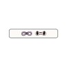 Attache rapide lot de 2 - Snap On - 1/2" X 5/64" noire
