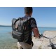 Sacoche arrière roll-top convertible sac à dos MEDIUM - NOIR