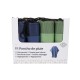 Poncho sans manches 2 couleurs (vert/bleu) une taille en PAV