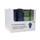 Poncho sans manches 2 couleurs (vert/bleu) une taille en PAV