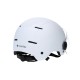 Casque urbain Trendy avec visière et headlock 55-58cm blanc