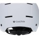 Casque urbain Trendy avec visière et headlock 55-58cm blanc