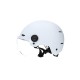Casque urbain Trendy avec visière et headlock 55-58cm blanc