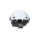 Casque urbain Trendy avec visière et headlock 55-58cm blanc