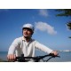 Casque urbain Trendy avec visière et headlock 55-58cm blanc