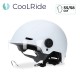 Casque urbain Trendy avec visière et headlock 55-58cm blanc