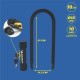 Antivol U SRA à clés 112 x 310 mm Ø 18 mm