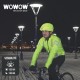 Housse de casque réfléchissante jaune - imperméable