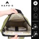 Sacoche arrière roll-top convertible sac à dos MEDIUM - KAKI