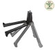Béquille centrale double BIG FOOT alu - max.: 50kg