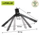 Béquille centrale double JUMBO alu - max.: 100kg