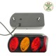2 REAR LIGHTS CABLE AND 13 PIN PLUG - BLACK COLOR